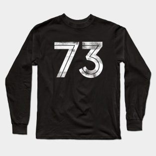 73 Ink-Rolled Prime Number Long Sleeve T-Shirt